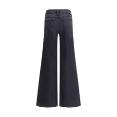Mother Denim Black Cotton Jeans Denim