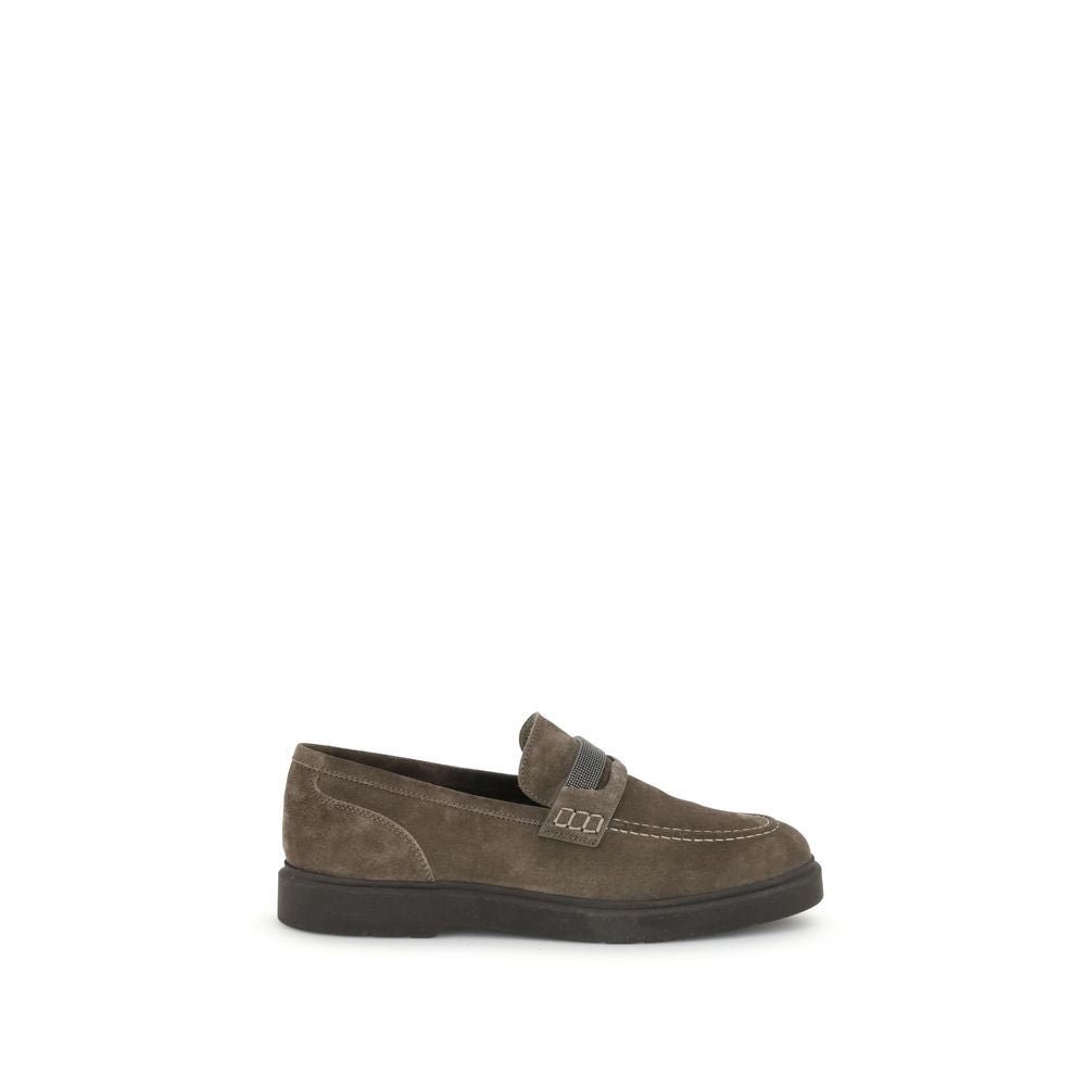 Lærloafers