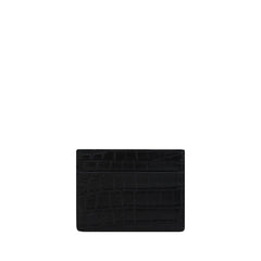 Saint Laurent Black Calf Leather Bos Taurus Wallet