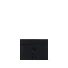 Saint Laurent Black Lamb Ovis Aries Aries Wallet