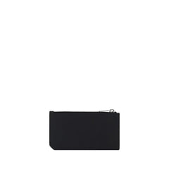 Saint Laurent Black Calf Leather Bos Taurus Wallet