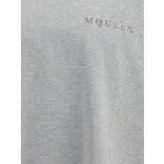 Alexander McQueen Gray Cotton T-Shirt