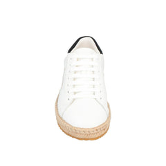 Palm Angels White Calfskin Low Top Sneakers