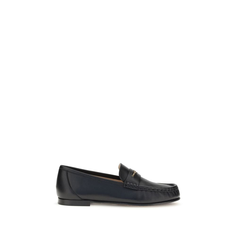 Lærloafers