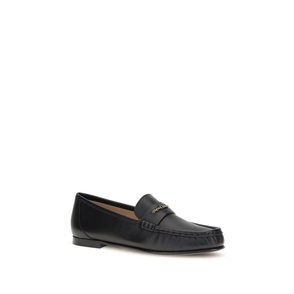 Lærloafers