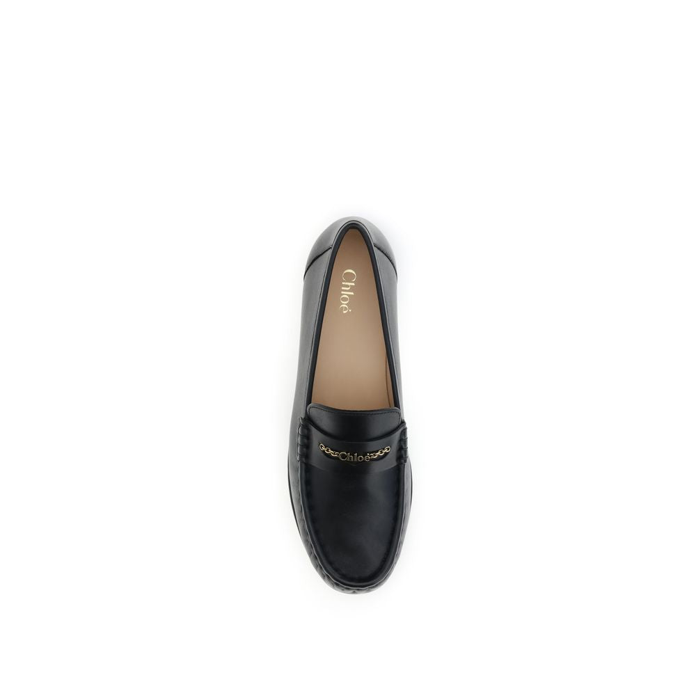 Lærloafers