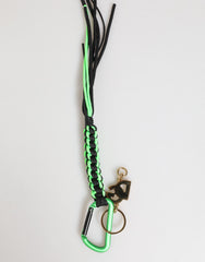 Dolce &amp; Gabbana flerfarget polyesterbånd med DG-logo-nøkkelring