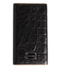 Dolce & Gabbana Black Leather Exotic Skin 3000mAh Power Bank Charger USB