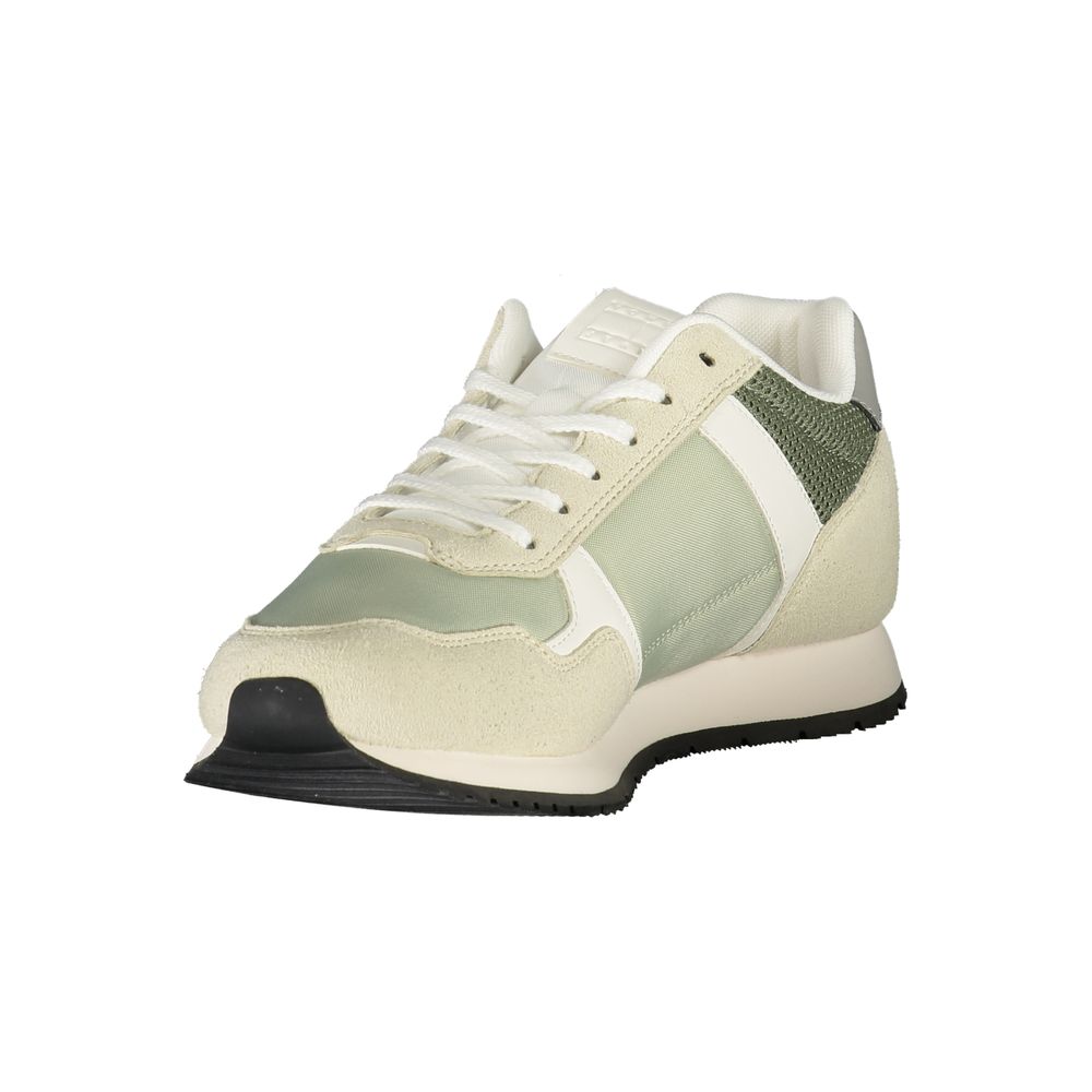 Grønne polyester herresneakers