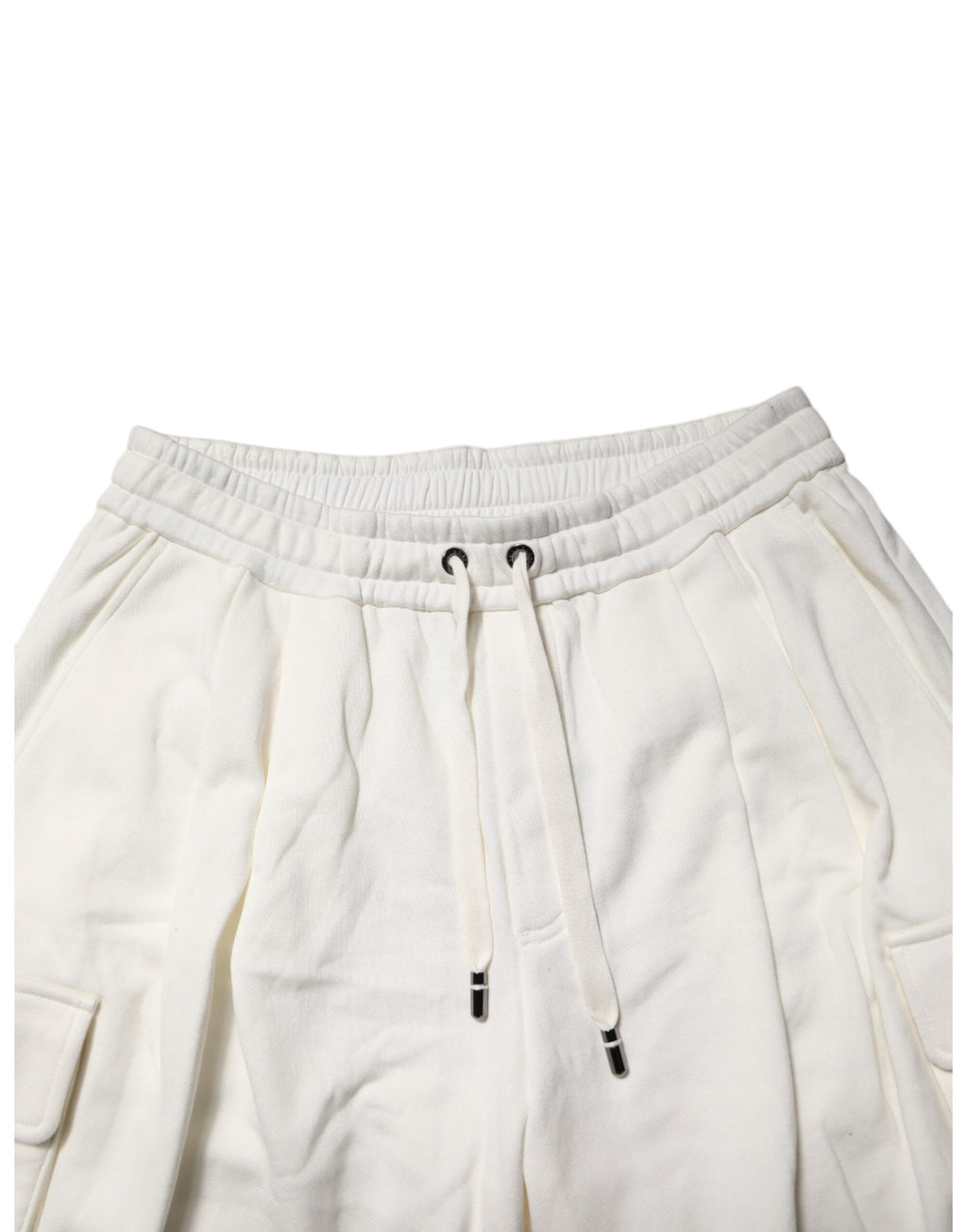 Vita bomulls cargo bermuda sweatshorts shorts
