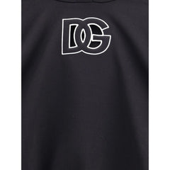 Dolce & Gabbana Black Cotton Sweatshirt