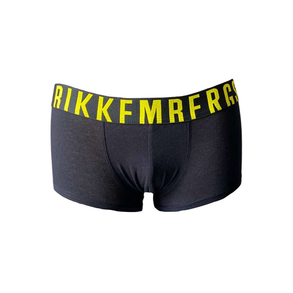 Bikkembergs Black Cotton Men Boxer Underwear