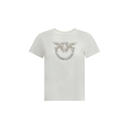 PINKO White Cotton T-Shirt