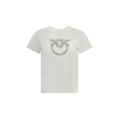 PINKO White Cotton T-Shirt