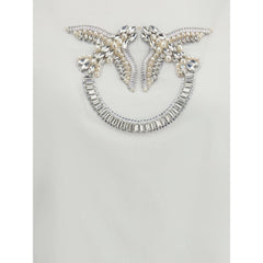 PINKO White Cotton T-Shirt