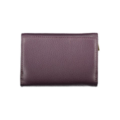 Coccinelle Purple Leather Wallet