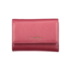Coccinelle Purple Leather Wallet