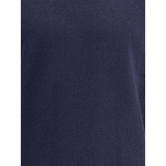 Brooksfield Blue Fleece Wool Turtleneck