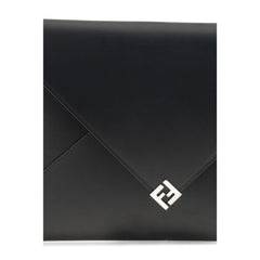 Fendi Black Leather Clutch Bag