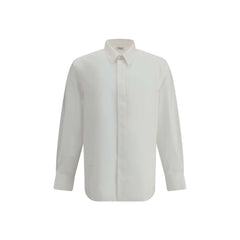 Saint Laurent White Cotton Dress Shirt