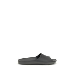 The Row Black Rubber Slippers