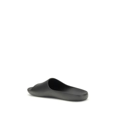 The Row Black Rubber Slippers