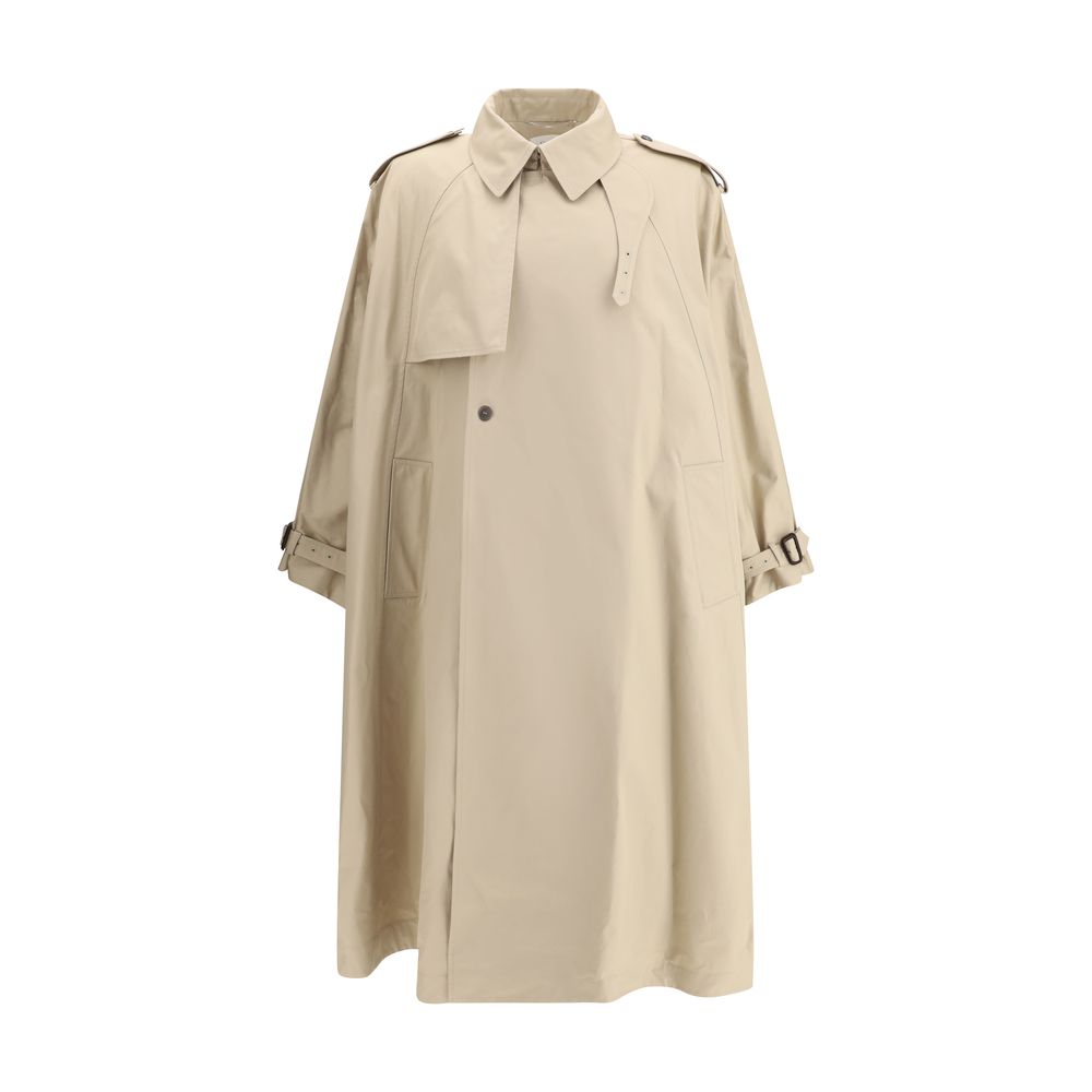 Trenchcoat i bomullstwill