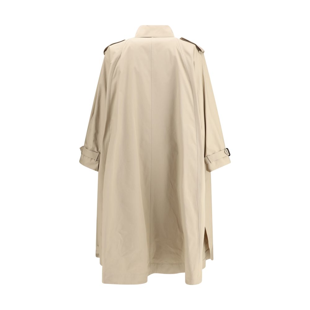 Trenchcoat i bomullstwill