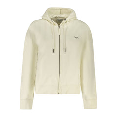 Pepe Jeans White Cotton Women Hoodie