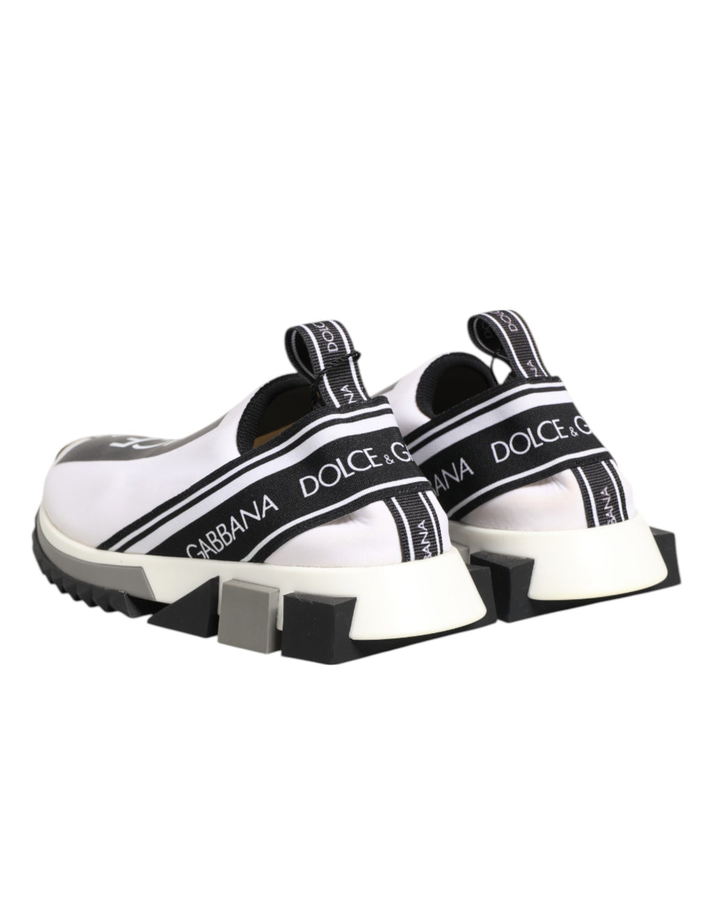 Svarta Vita Slip On Sorrento Sneakers Skor