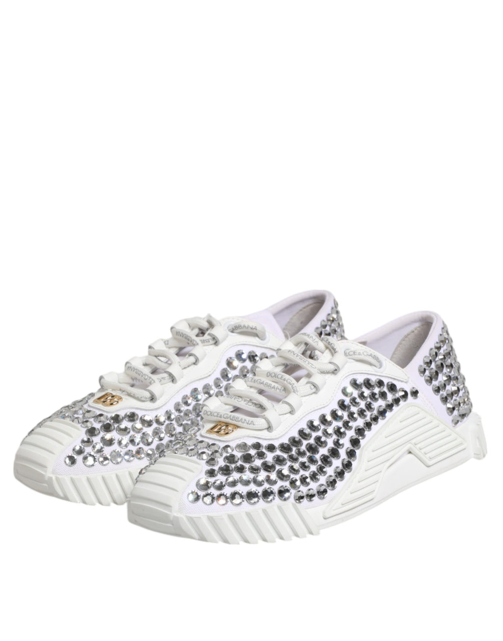 Hvite NS1 Canvas Leather Preshed Joggesko Sko