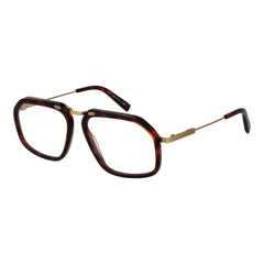 Ermenegildo Zegna Burgundy Metal Glasses (Frames)
