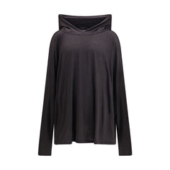 Rick Owens Black Fleece Wool T-Shirt
