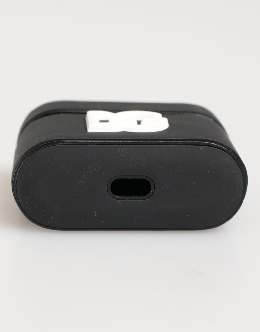 Svart-hvitt gummipreget logo-tilbehør til Airpods