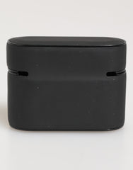 Dolce & Gabbana Black Yellow Rubber Logo Embossed Accessory Airpods Case