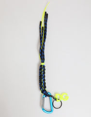 Dolce & Gabbana Multicolor Polyester Tape String DG Logo Keychain  Keyring