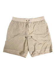 Dolce & Gabbana Beige Nylon Beachwear Men Boxer Short Swimwear