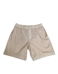 Dolce & Gabbana Beige Nylon Beachwear Men Boxer Short Swimwear