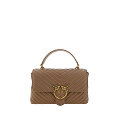 PINKO Brown Calf Leather Bos Taurus Wallet