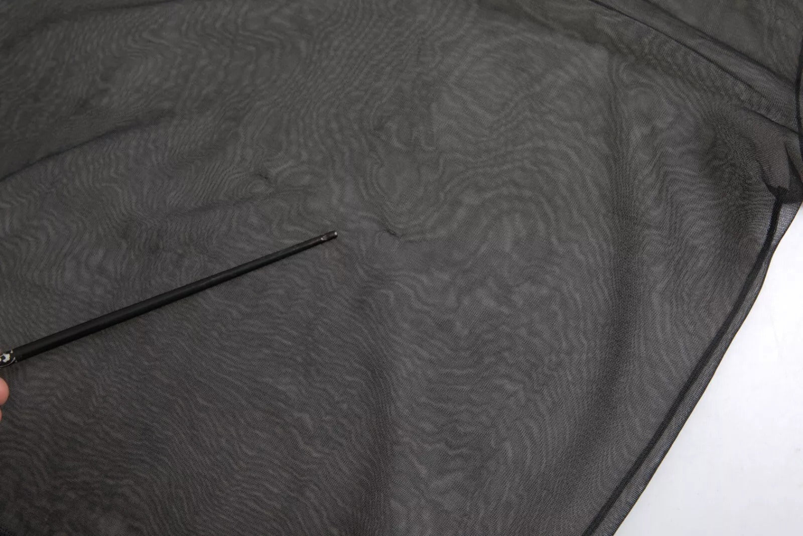 Dolce & Gabbana Black Mesh Turtleneck Sheer Blouse Top