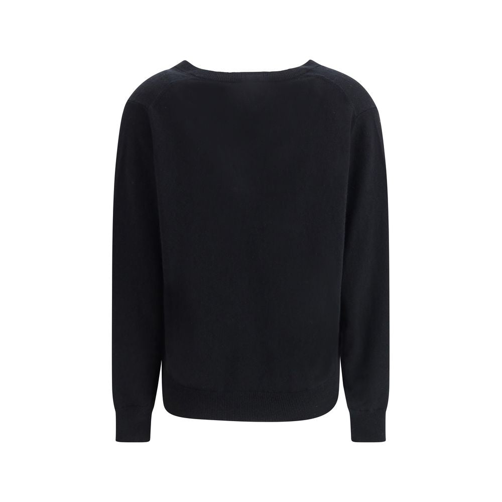 Allude Black Cashmere Cashmere Sweater