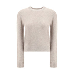 Allude Beige Cashmere Cashmere Sweater
