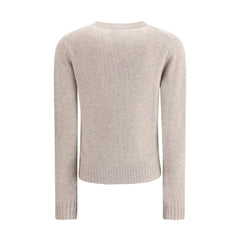 Allude Beige Cashmere Cashmere Sweater
