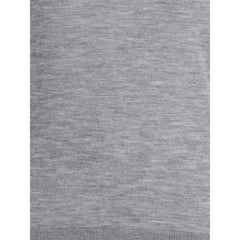 Allude Gray Cashmere Turtleneck