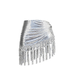 Rabanne Silver Aluminum Regular Belt