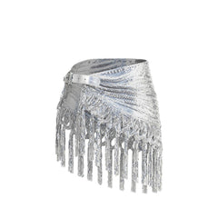 Rabanne Silver Aluminum Regular Belt