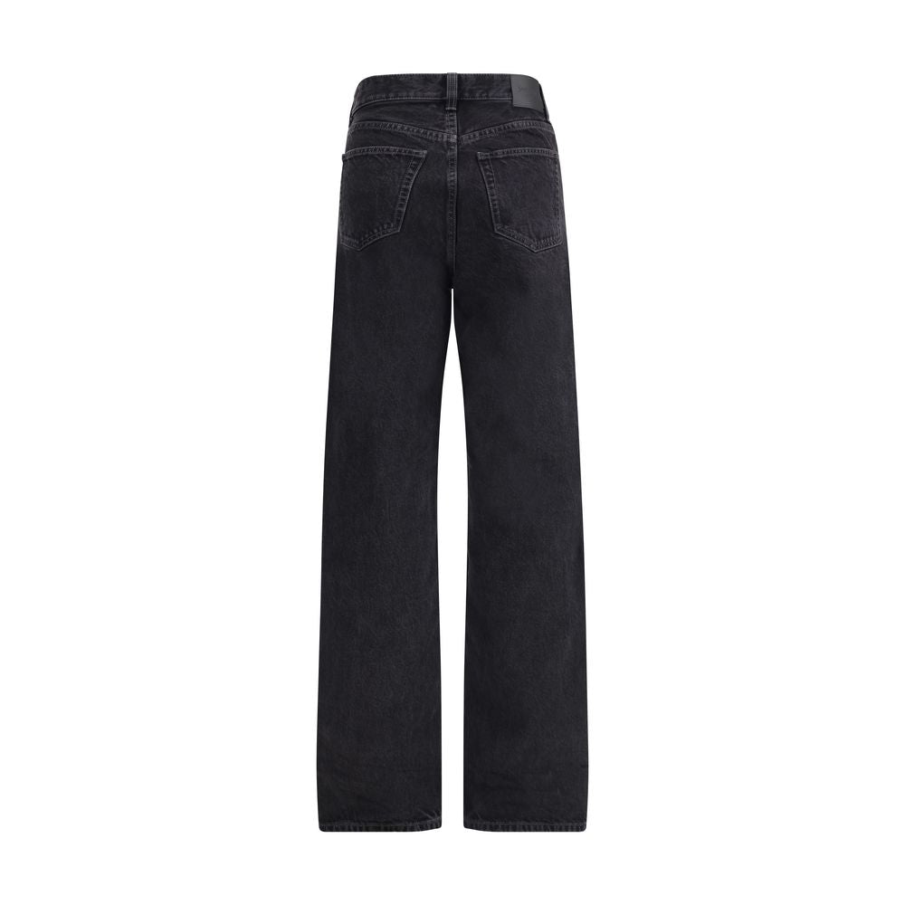 V-midjade jeans