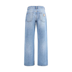 Dolce & Gabbana Light Blue Cotton Straight-Leg Jeans
