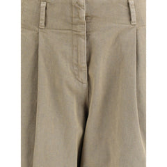 Golden Goose Bicolor Cotton Casual Pants