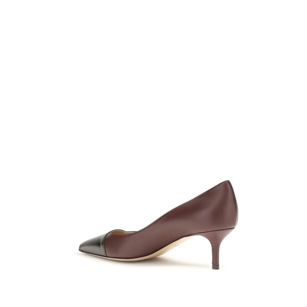 Tvåfärgade pumps